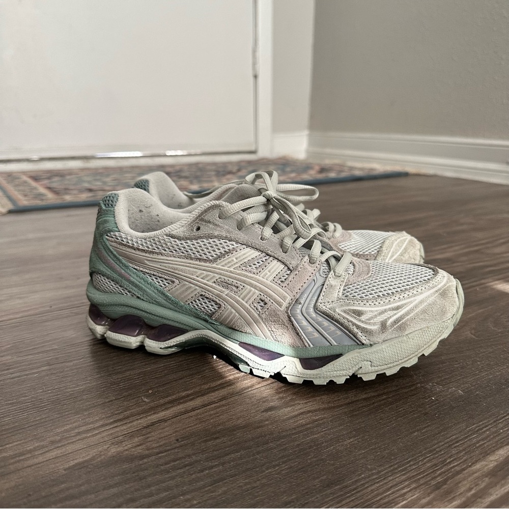 ASICS Green & Gray Gel-Kayano 14 sneakers WOMENS 8